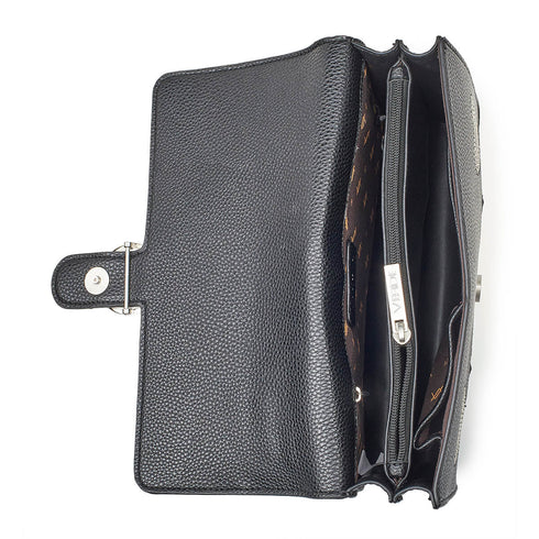 Verde Γυναικεία Τσάντα Ώμου 16-7133 Μαύρο